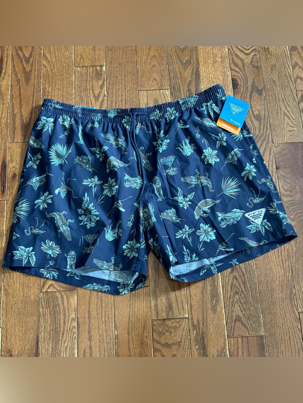 Columbia Men's PFG Rambler PRINTED WATER SHORTS XL REG FIT 6” inseam Floridays